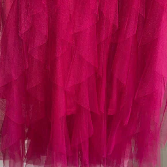 Elegant Fushia Layered Tulle Skirt - nwot - Picture 2 of 6